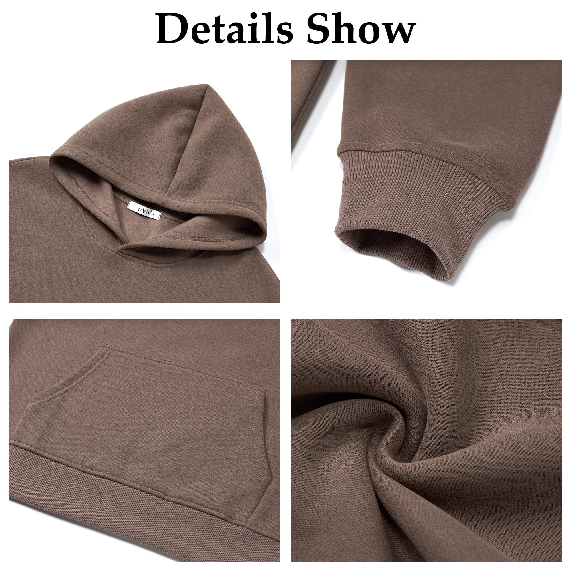 Hoodies for Women Fleece Hooded Sweatshirts Oversized Pullover Long Sleeve Ladies Tops with Pocket