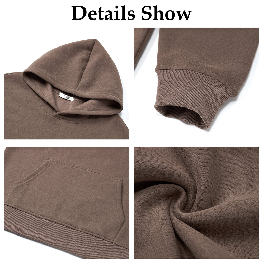 Hoodies for Women Fleece Hooded Sweatshirts Oversized Pullover Long Sleeve Ladies Tops with Pocket