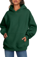 Hoodies for Women Fleece Hooded Sweatshirts Oversized Pullover Long Sleeve Ladies Tops with Pocket